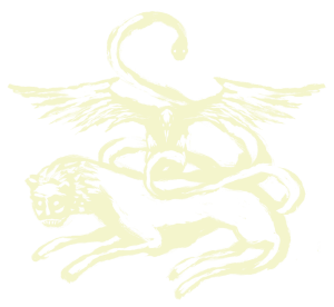 lion and bird emblem